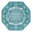Tapis turquoise Madline-680606146