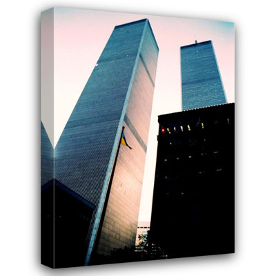 New York City Twin Towers Skyline