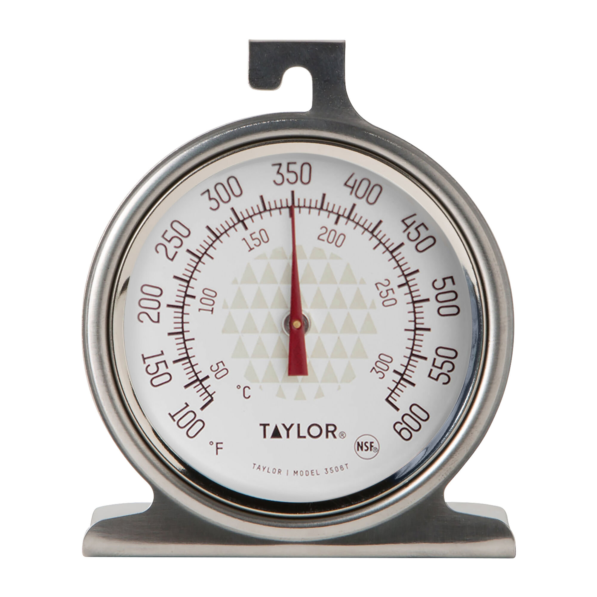 Deluxe BBQ Smoker Thermometer with Calibration - 3 Silver Dial
