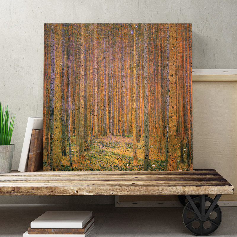 Gustav Klimt - Wrapped Canvas Painting, 35cm H x 35cm W