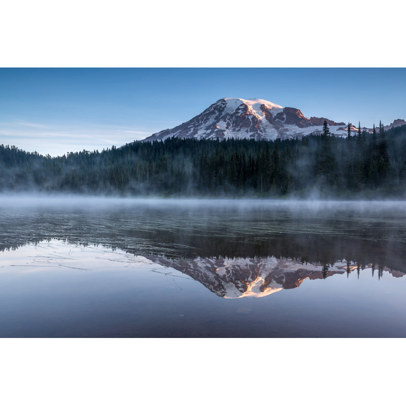 Anglu Mt. Rainier par Bill_Vorasate - photographie sur toile tendue, H 8 po x l 12 po x P 1,25 po
