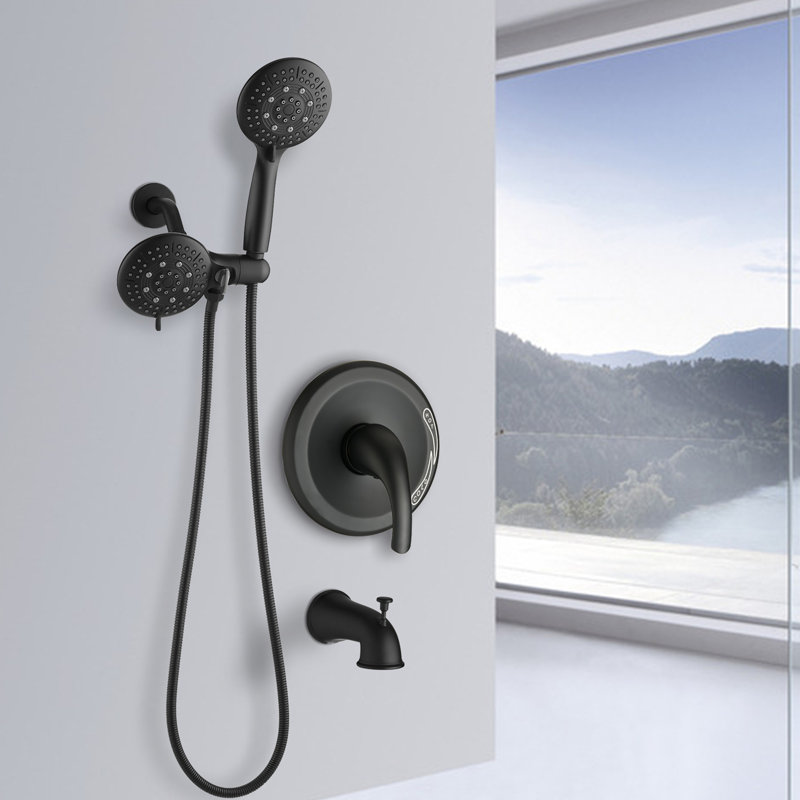 Pomme de douche à pluie simple à 6 fonctions avec douche à main Tup Classic