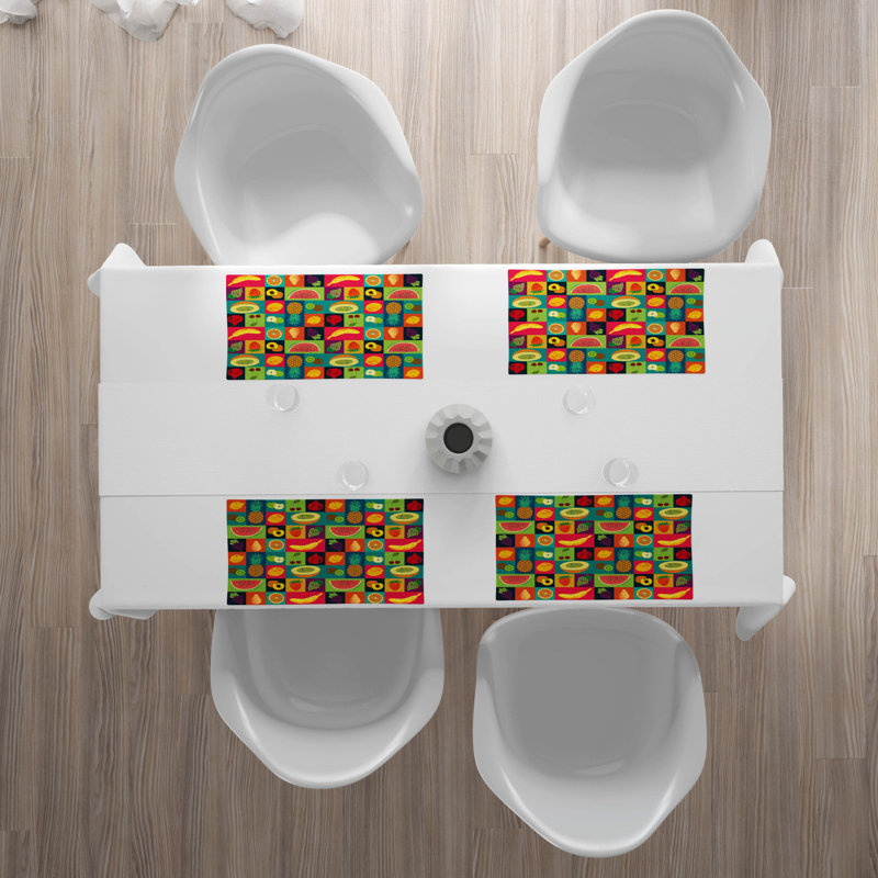 Polyester Food & Drink Rectangle Placemat
