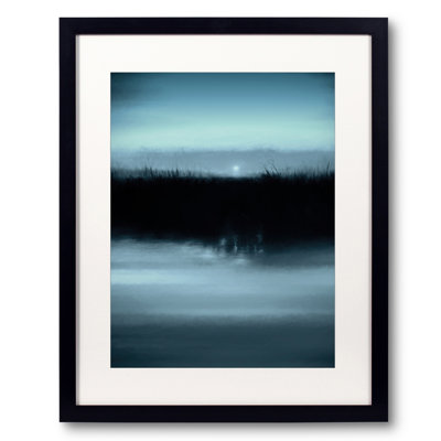 Moonrise On The Water Print by Scott Norris