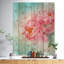 « pivoine florals mergeed to blue », impression sur image-664591780-664591800