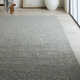 Christie Geometric Handmade Tufted Area Rug in Blue/Cream