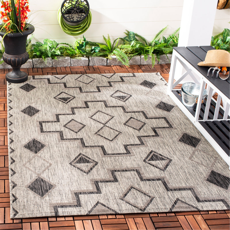 Amarien Southwestern Indoor/Outdoor Area Rug, Rectangle 8' x 10'