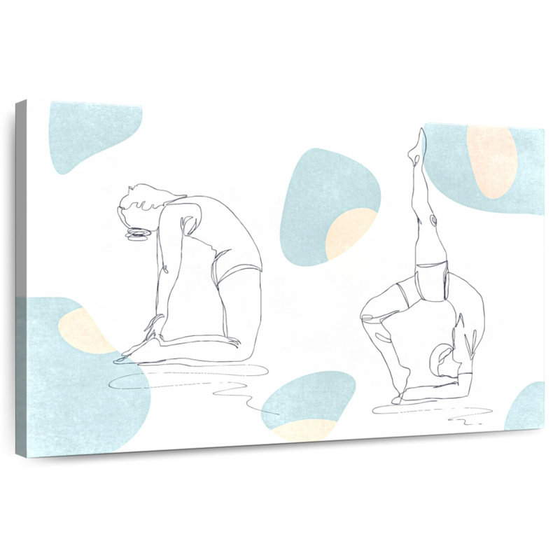 Sireci Challenging Yoga Poses, 32" H x 48" W