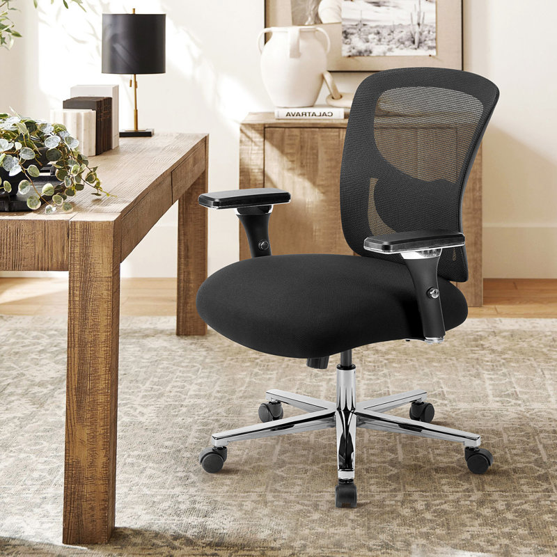 Lisabella 26.7" Wide Ergonomic Home Office Mesh Chair for 500LBS with Adjustable Lumbar Support