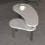 Table basse rotative, table basse rotative à 360 degrés pour le salon, la chambre à coucher-1629511463