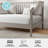 Martha Stewart Neely Wooden Platform Daybed With Spindles And Wood Slat Foundation-97967496