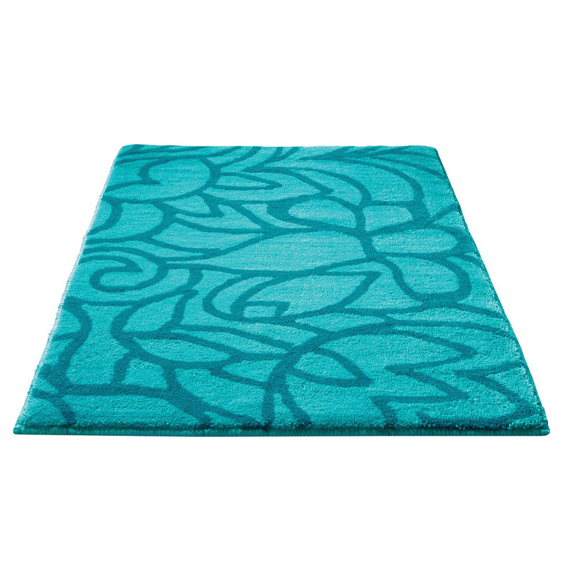 Flower Shower Bath Mat, 60cm W x 100cm D, Grey