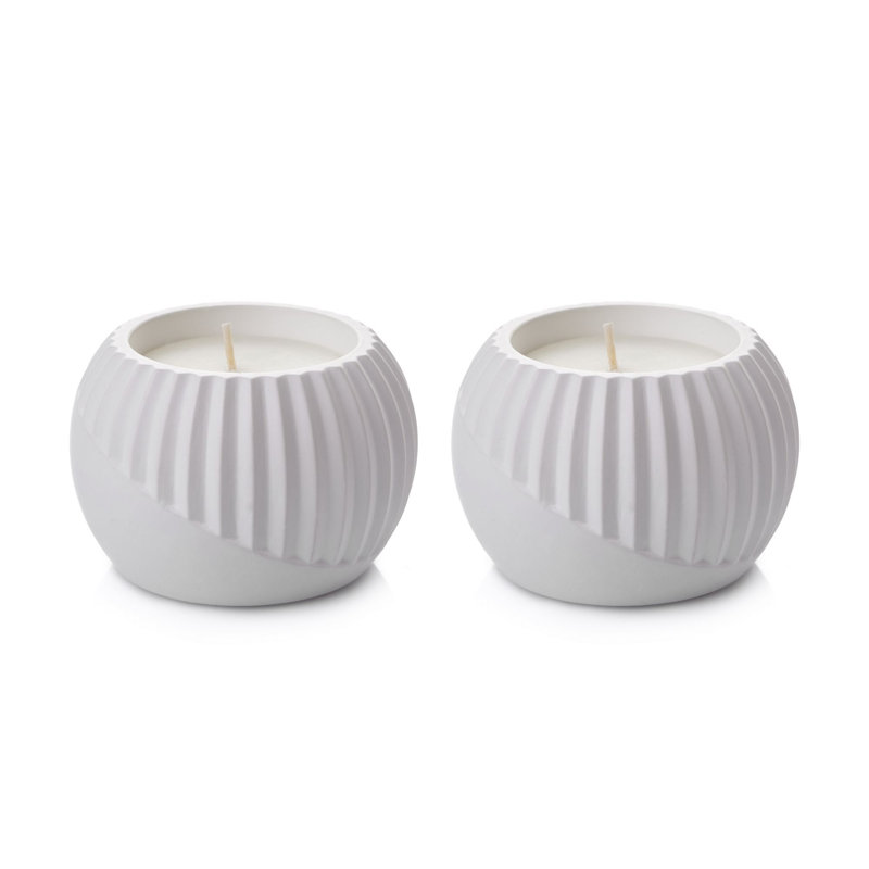 Ensemble de bougies sans parfum Premium (2 pièces), blanc, 3,5 x 3,5 x 2,4 pouces | 100% cire de paraffine, temps de combustion: 9 à 10 heures | Sécuritaire pour un usage domestique, idéal pour les décorations, les événements et la détente, design élégant et simple