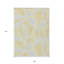 9' X 12' Gold Grey Geometric Washable Indoor Outdoor Area Rug