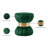 Cerjio Velvet Ottoman-474911029