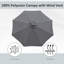Yakhlef 270cm Lighted Tilt Market Parasol-1836131731