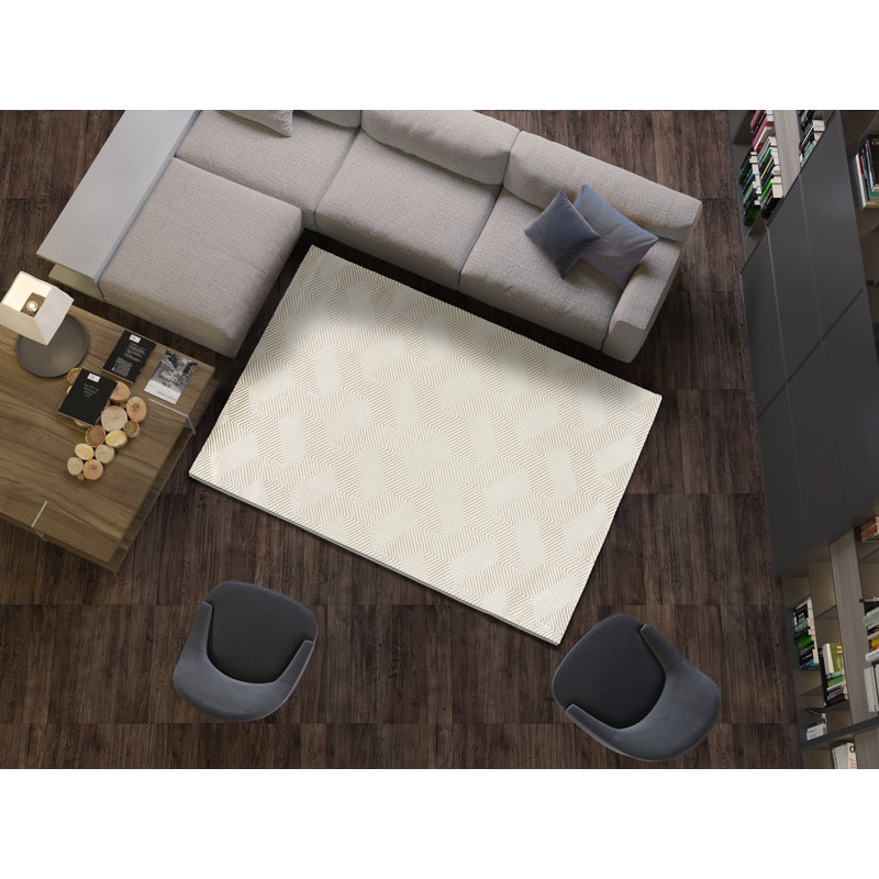 Alikhan Geometric Area Rug, Rectangle 120 x 170cm