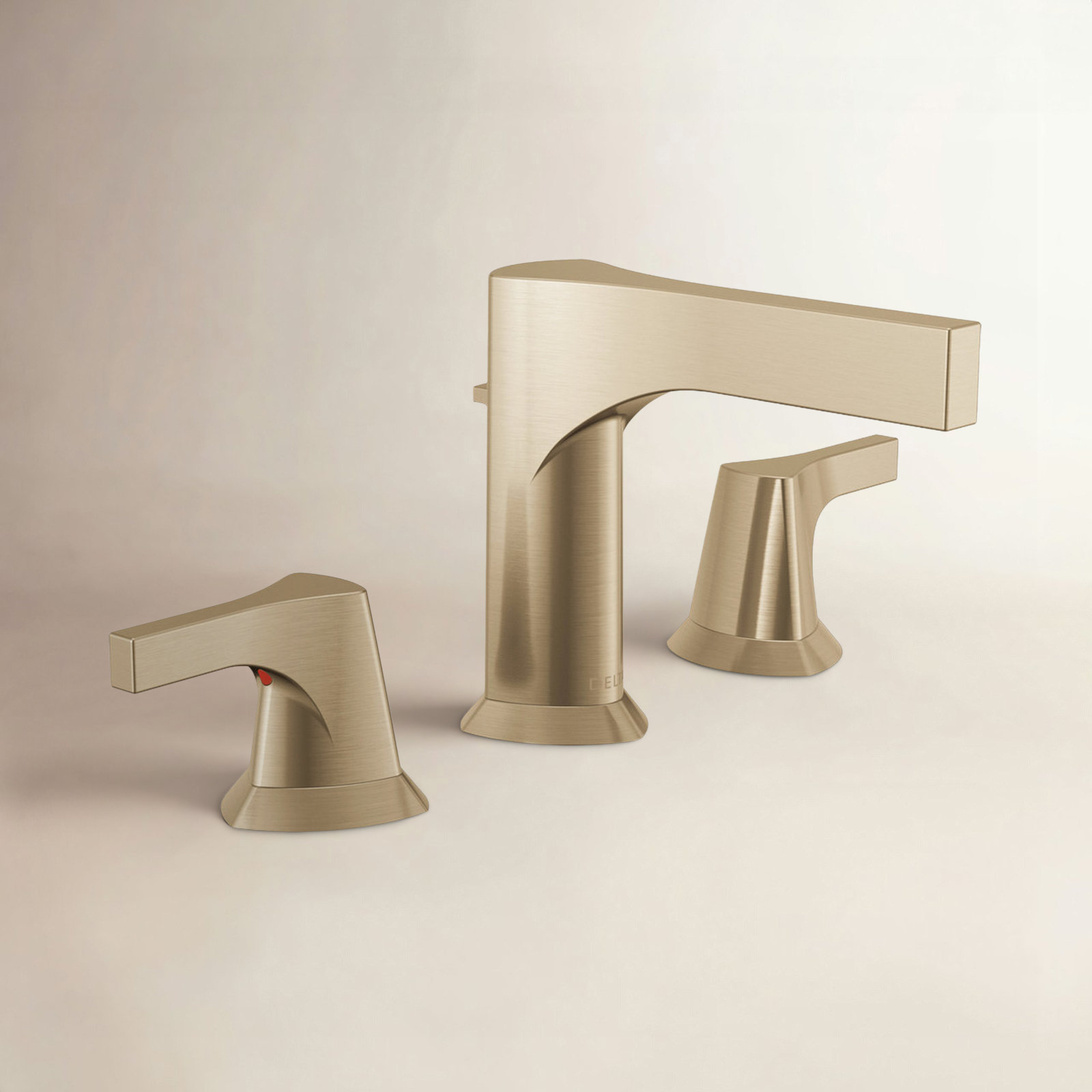 Zura Widespread Bathroom Faucet with Drain, Gold
