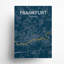 Carte de Francfort, impression graphique contrastée-360283938-360283944