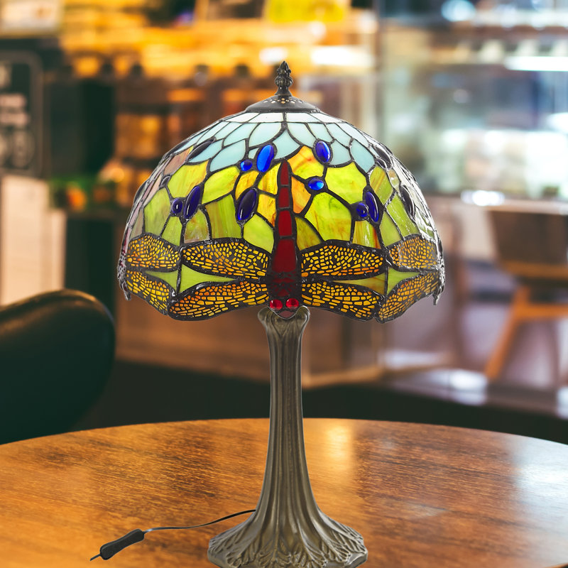 Tiffany Table Lamp, 48cm H x 30cm W x 30cm D