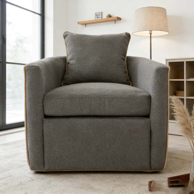 Fauteuil pivotant rembourré Fauteuil club