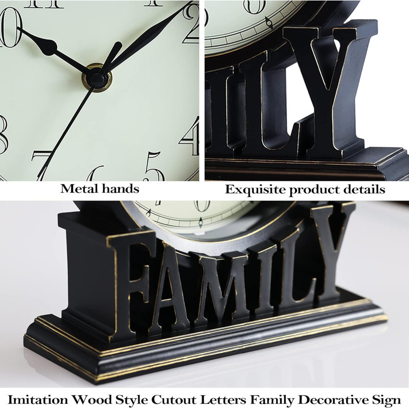 Horloge de table rétro