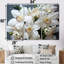 «White Orchids Still Life» - ensemble d'art mural sur toile orchidées-107764265-107764260