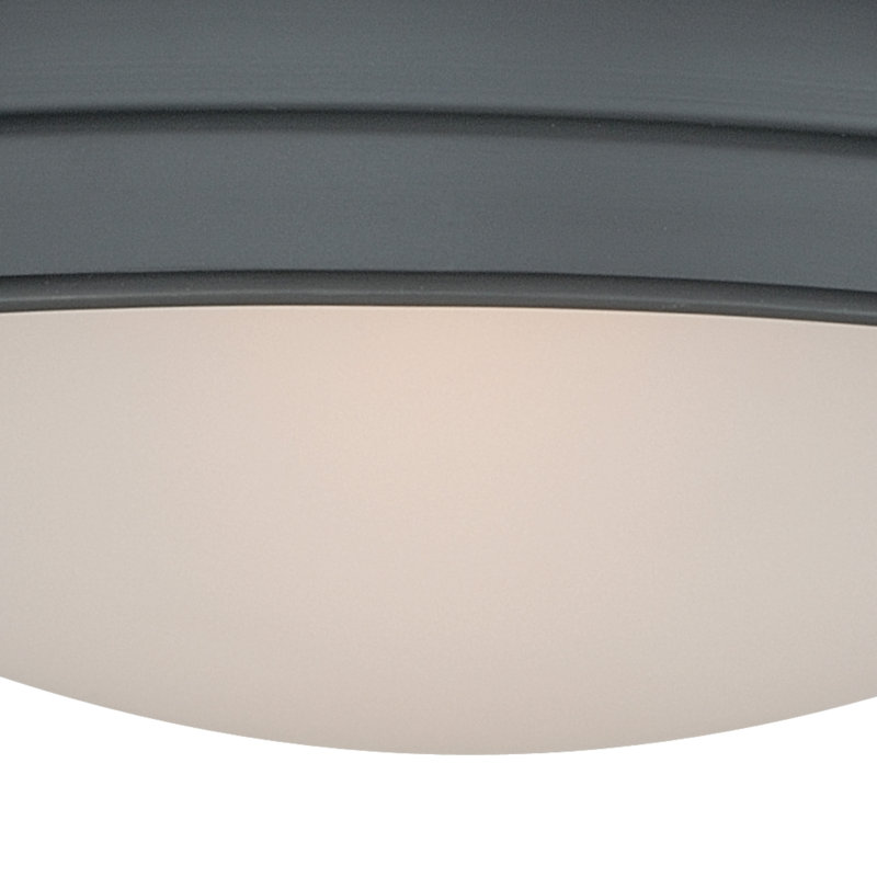 Plafonnier semi-encastré à dôme simple 12,25 po Darell