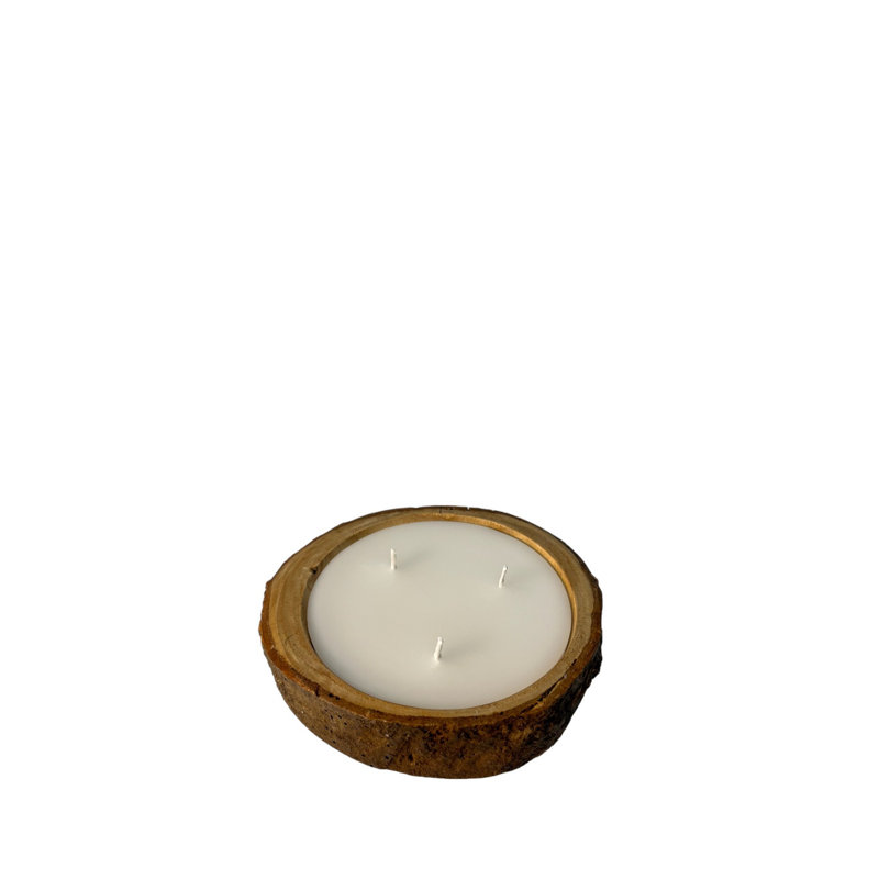 Wood Tabletop Candlestick