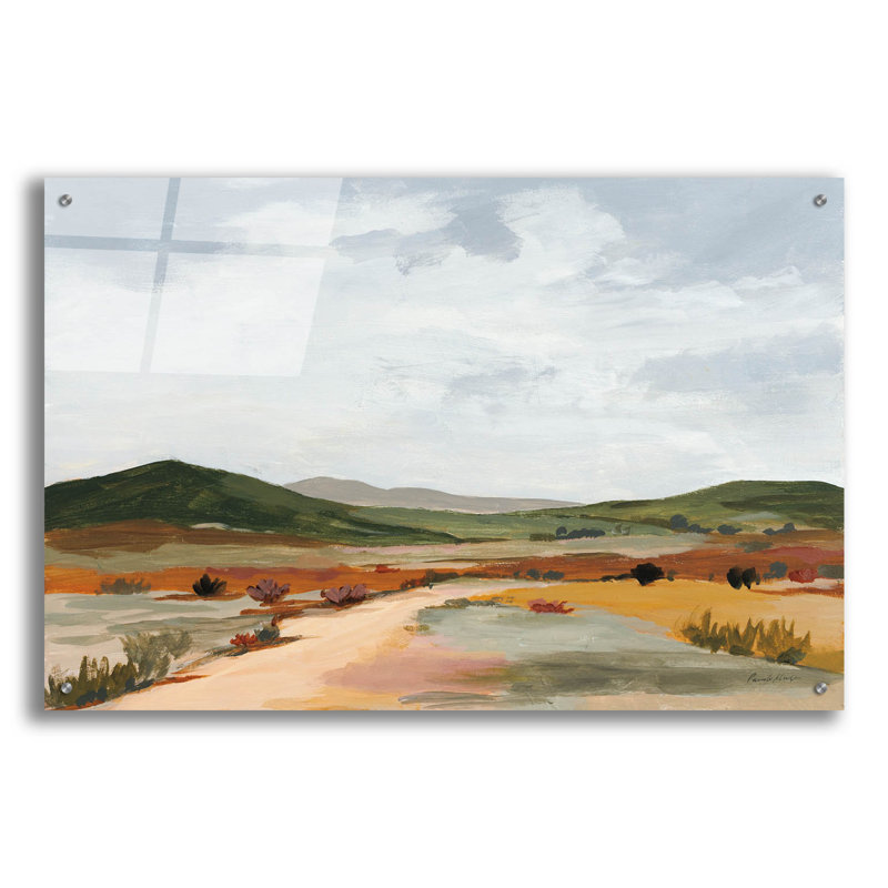 «Desert Floor» par Pamela Munger, art mural en verre acrylique, H 24 po x l 36 po x P 0,2 po