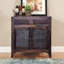 Armoire 2 portes en bois Porter, 35 x 13 x 36