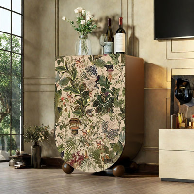 French-style retro wooden accent cabinet
