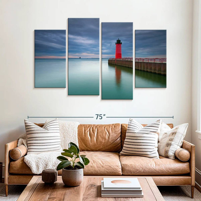 Aletra Milwaukee Pierhead Lighthouse, 42" H x 68" W