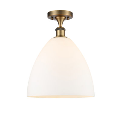 Glass Semi Flush Mount