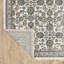 Tapis oriental floral ivoire / bleu Ehlena-1479205970