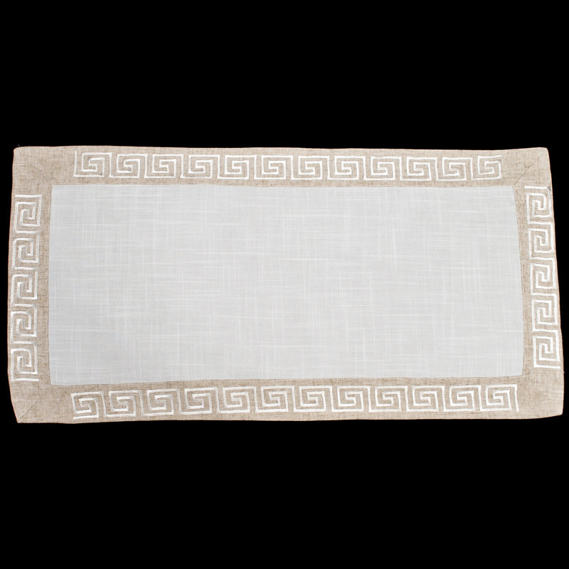 Greek Key Table Runner 16Wx36L