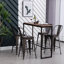 Tabouret de comptoir pivotant en bois massif Berthiaume-633029145-633029143