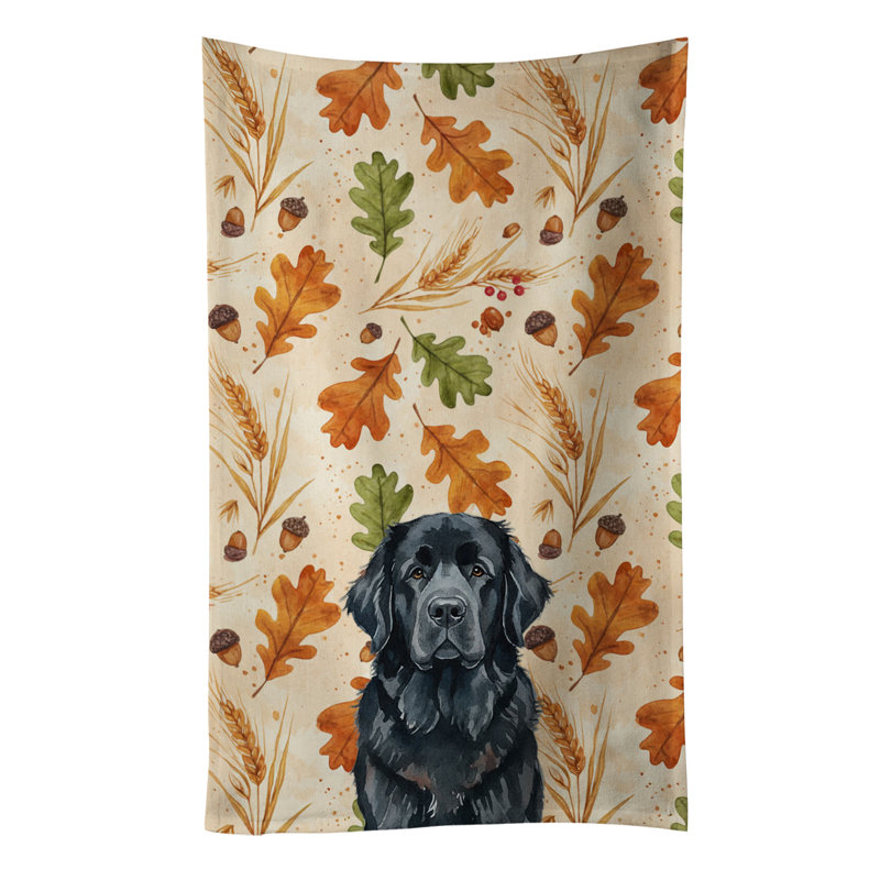 Torchon noir Terre-Neuve Heirloom, Black Newfoundland