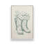 Bottes de cowboy vertes sur toile-1947016252-1947016224