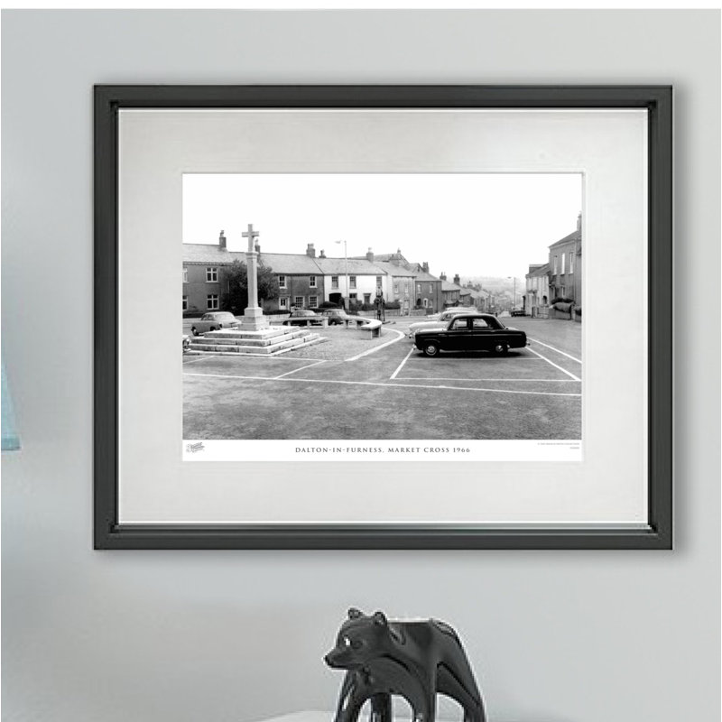 Dalton-in-Furness, Market Cross 1966 by Francis Frith - Single Picture Frame Print, 40cm H x 50cm W x 2.3cm D