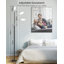 Devyne 173Cm Black Reading Floor Lamp
