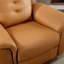 Fauteuil inclinable électrique en cuir Vegan de 39,4 po de large avec USB Alverez (ensemble de 7)-110327097