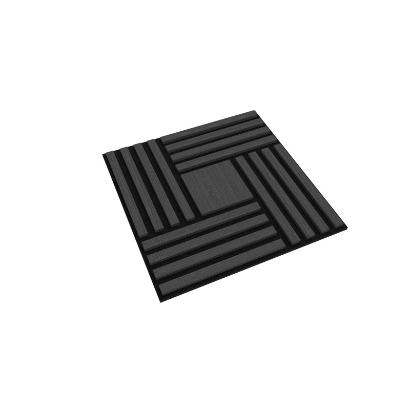 Panneau de bordure acoustique en bois