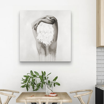 Feminine delicacy - 32"x32" art on canvas