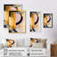 Rose et or Art déco IV - peinture sur toile-1472766403-1472766414