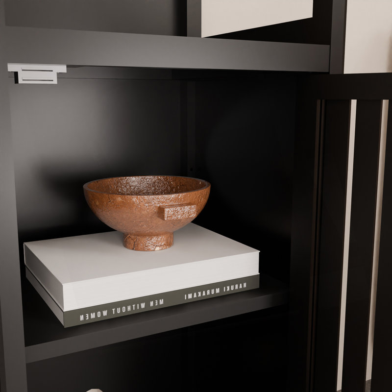 Linen Tower Bamboo Storage Cabinet
