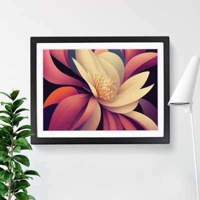 Cosmopolitan Modern Flower - Framed Print