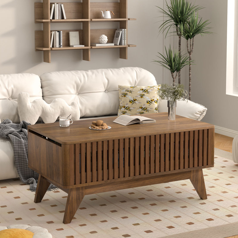Table basse Lacye, Noyer