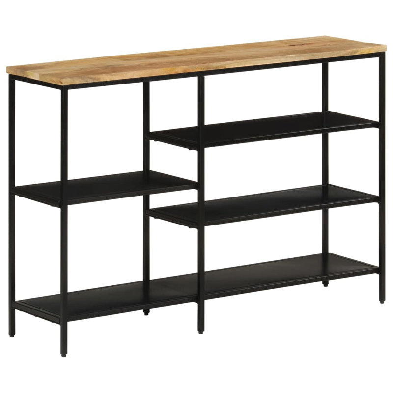 Ocain 110cm Solid Wood Top Console Table