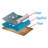 Plush Step Waterproof Aqua Rug Pad 0.13'' Thick, Soft Cushion-22081872